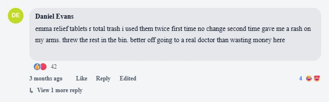 emma relief facebook review
