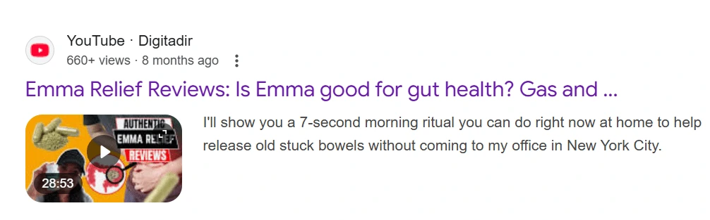emma relief youtube