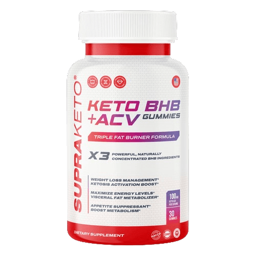 Supra KETO BHB Plus ACV Gummies 