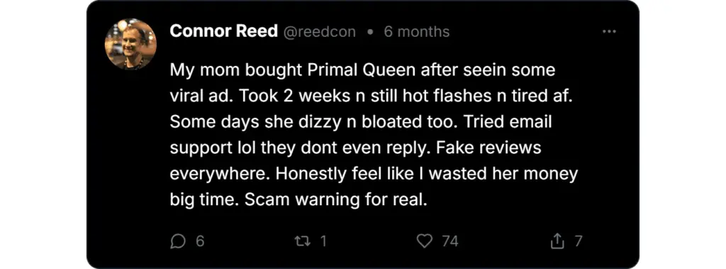 primal queen twitter review