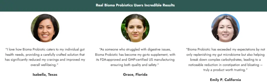 bioma probiotics manipulated customer reviews