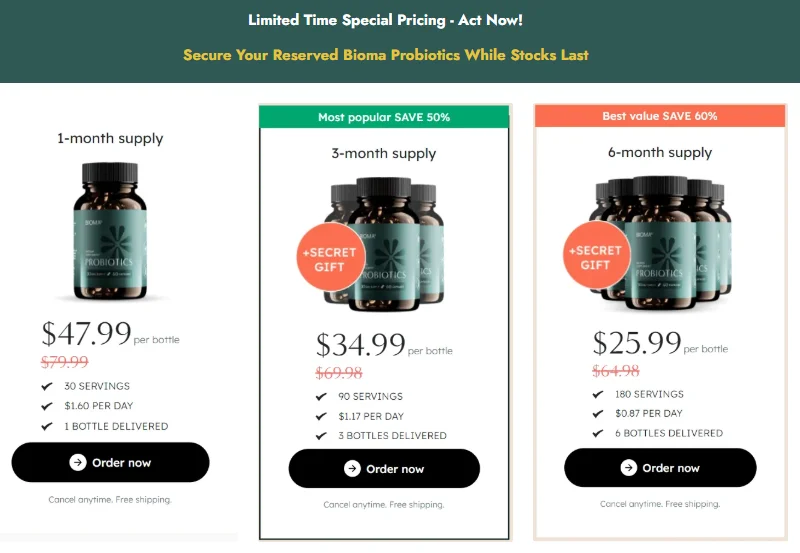 bioma probiotics deceptive sales tatics