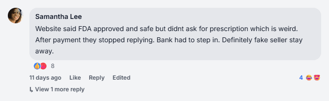 Duromine Scam