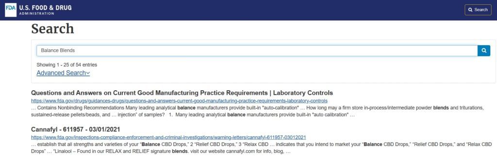 fda balance