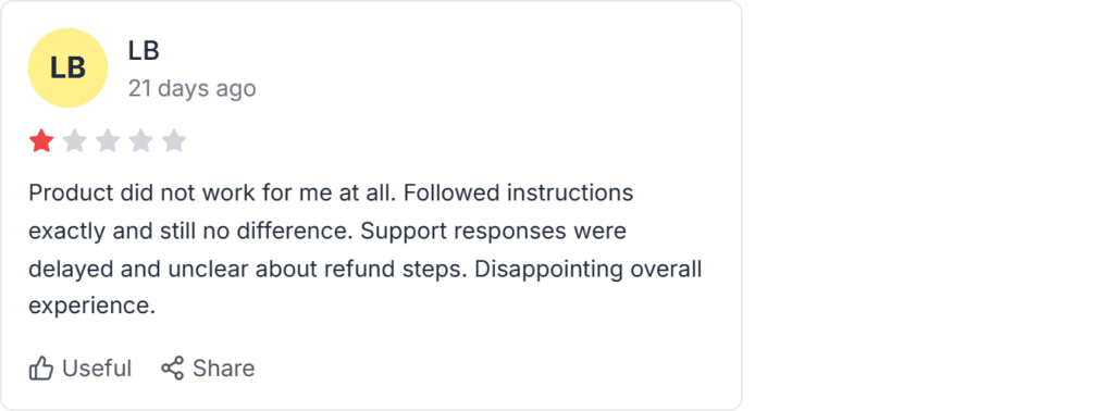 Trustpilot review