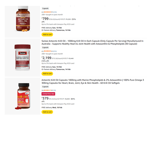 Antarctic krill oil Scam