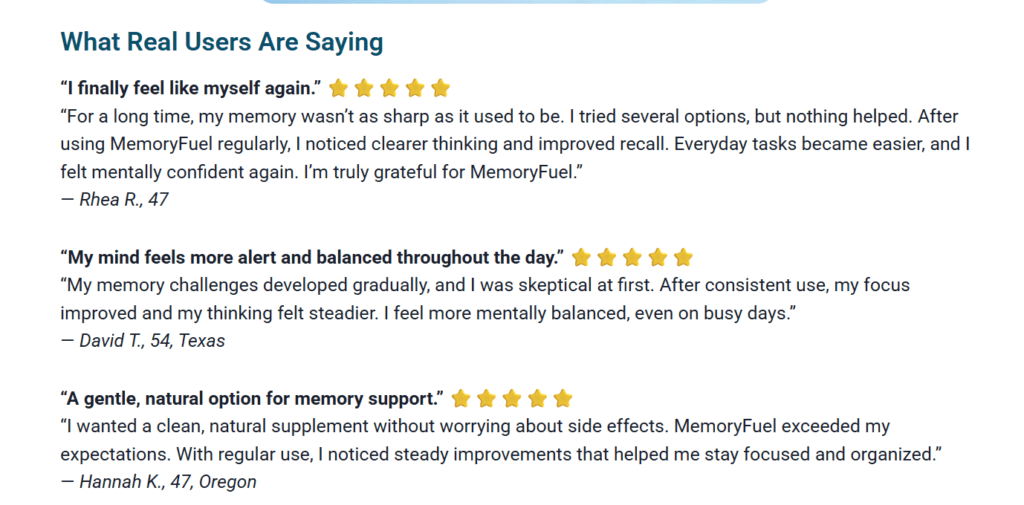 MemoryFuel Scam