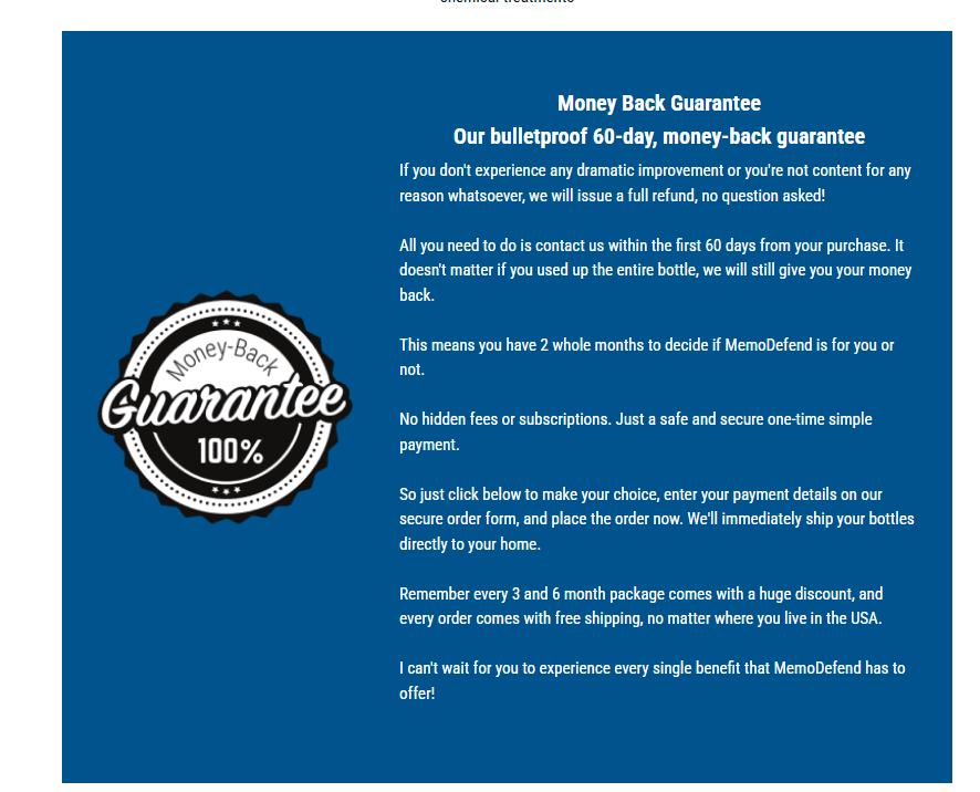 MemoDefend Scam