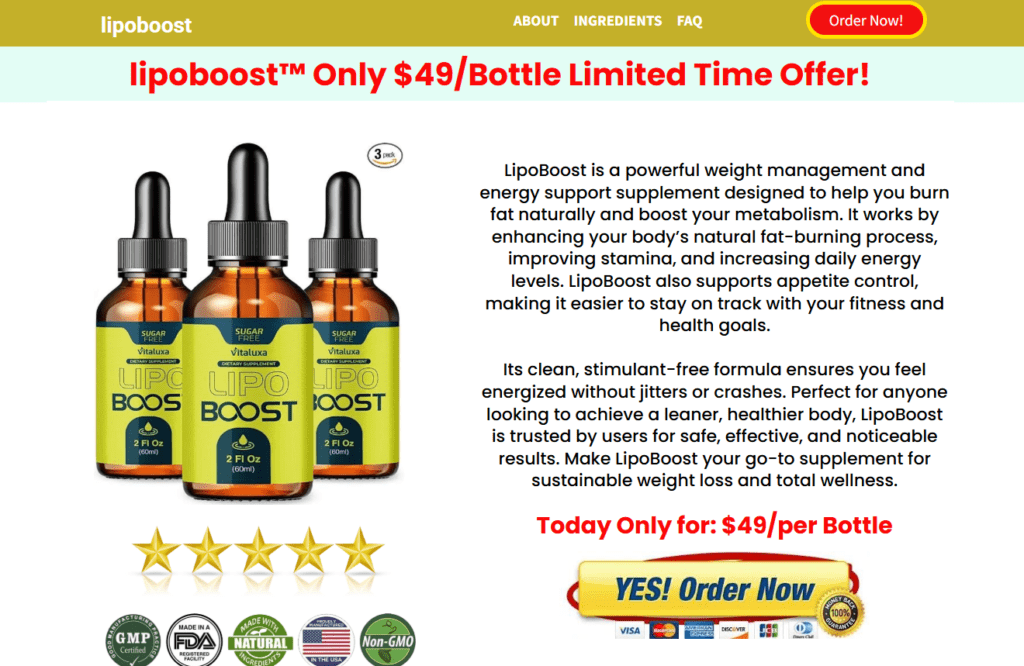 LipoBoost Gummies Scam