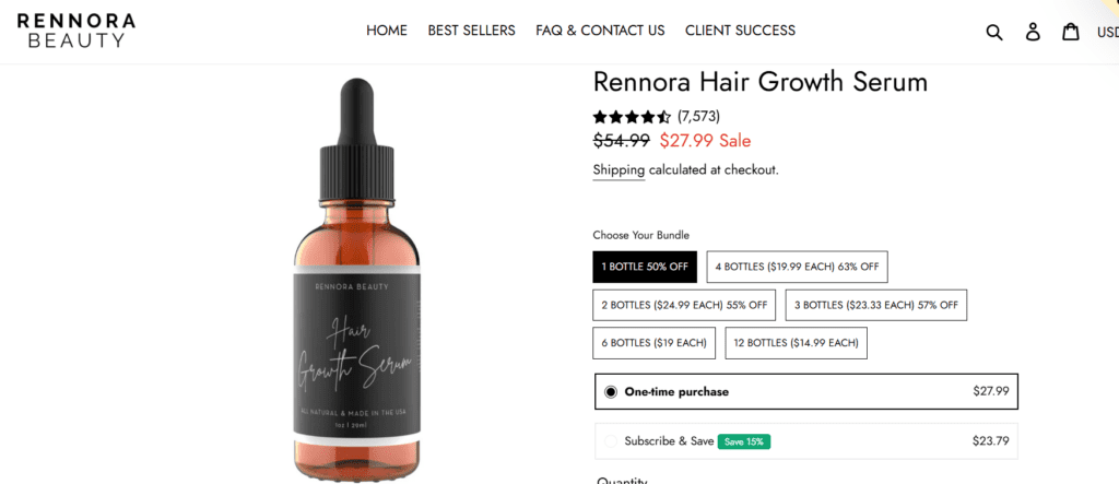 Rennora Hair Growth Scam