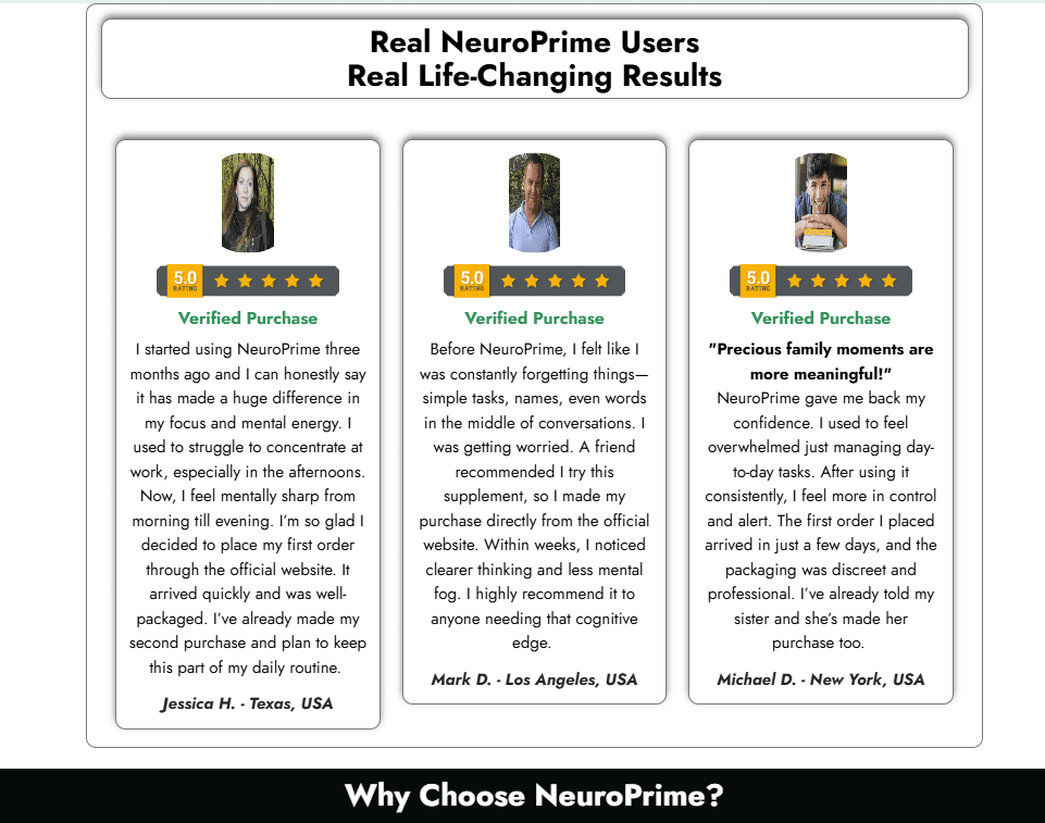 NeuroPrime Scam 