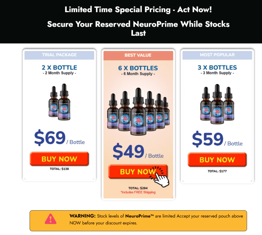 NeuroPrime Scam 
