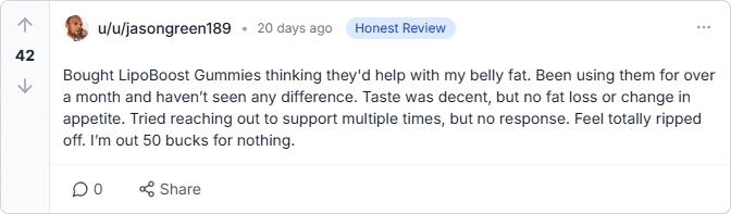 LipoBoost Gummies Scam