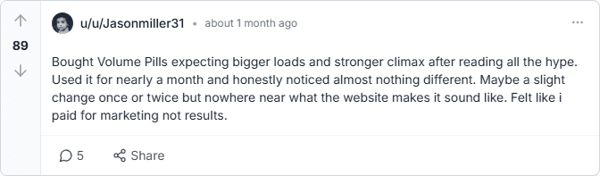 Volume Pills Scam