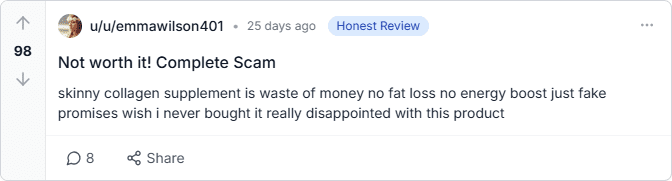 Skinny Collagen Scam