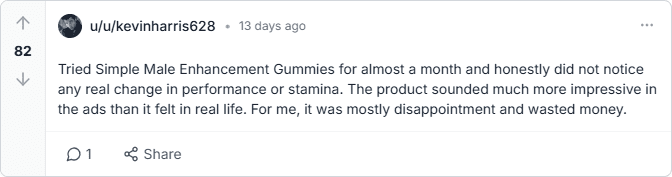 Simple Male Enhancement Gummies Scam