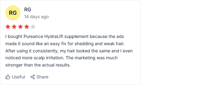 Pureance HydraLift Scam