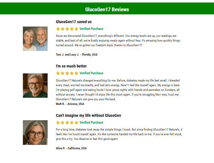 GlucoGen17 Scam 