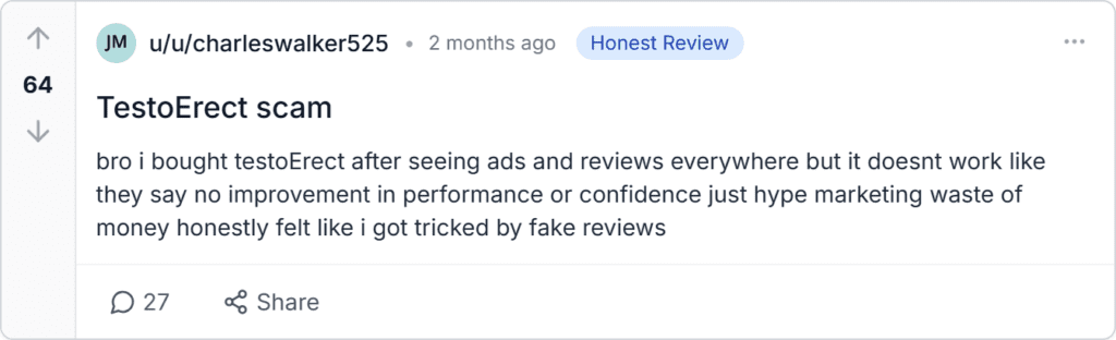 Reddit review
