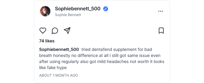 Dentafend Scam