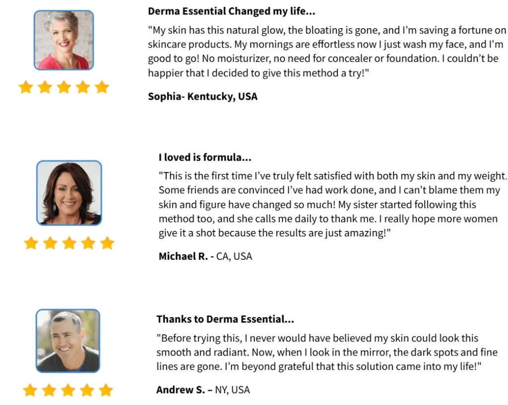 derma essential manipulated ratings