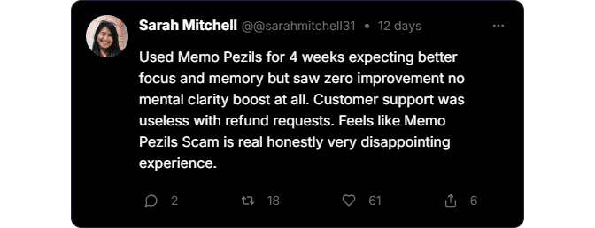 Memo Pezils Scam
