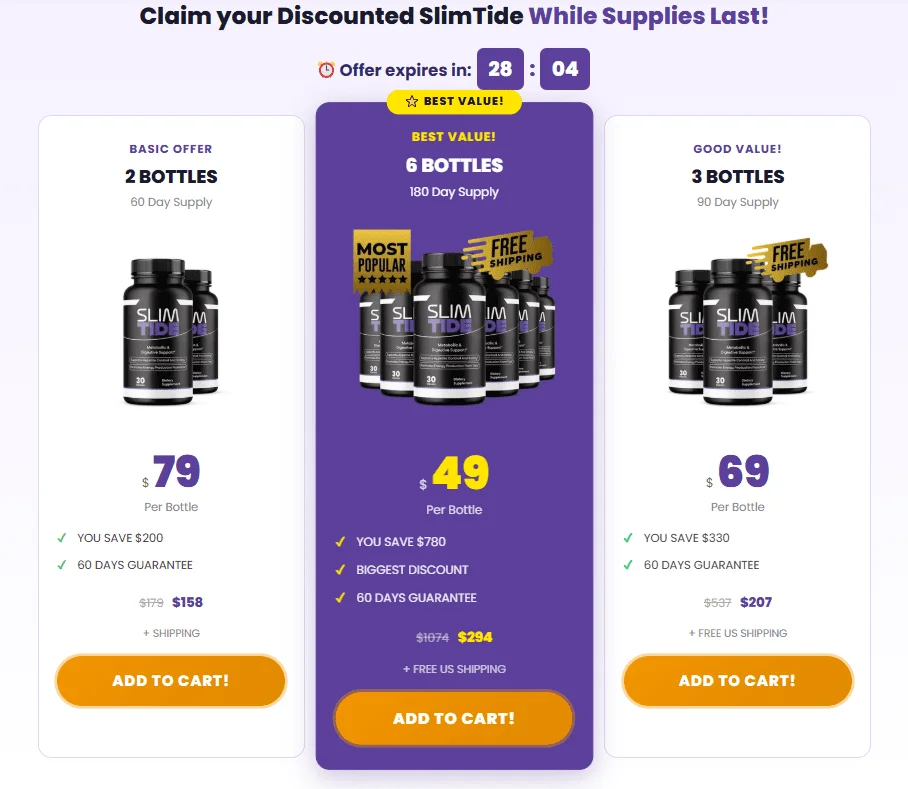 slimtide pressure based marketing tatics