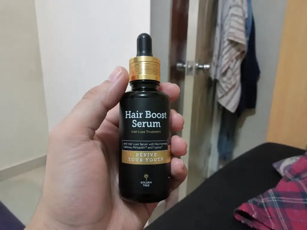 Hair boost serum product