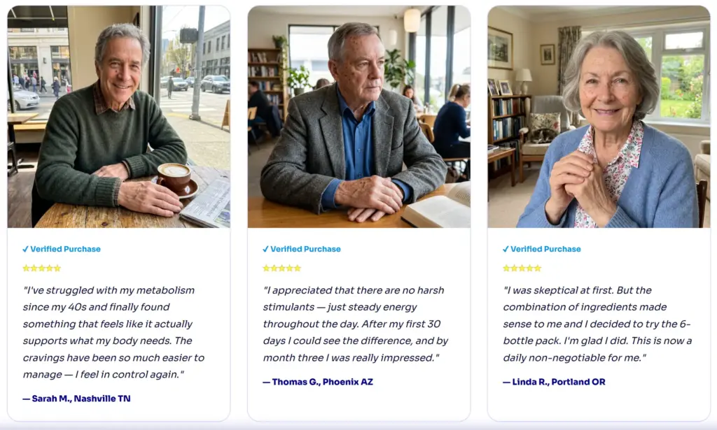 Fake reviews in Javacept official website.