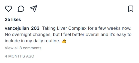 liver complex instagram review