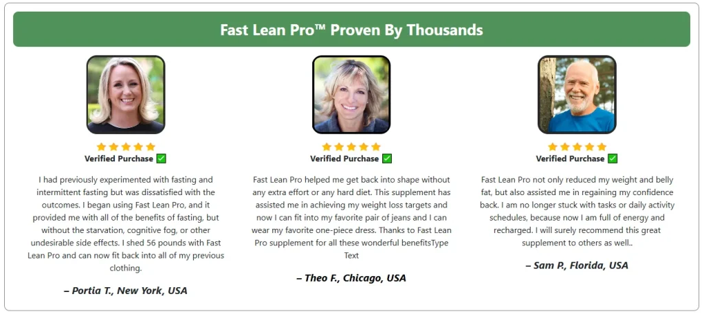 manipulated reviews fast lean pro