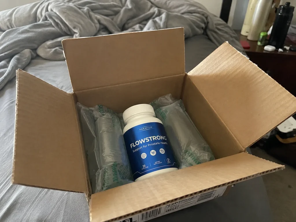 flow strong product packaging