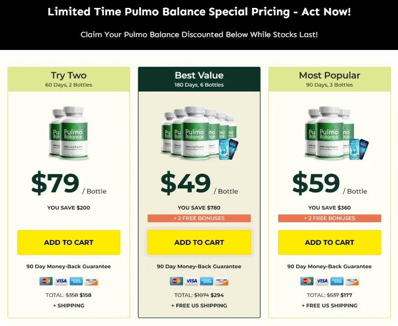 pulmo balance sales tatics