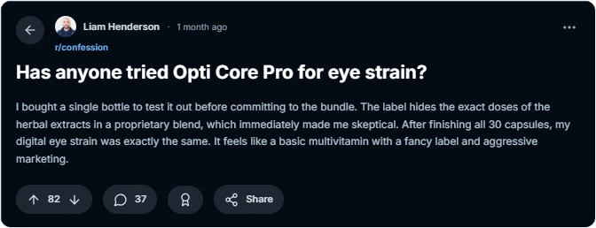 Opticore Pro reddit review