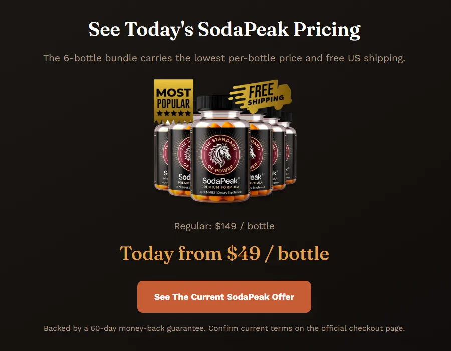 Soda Peak pricing tactics