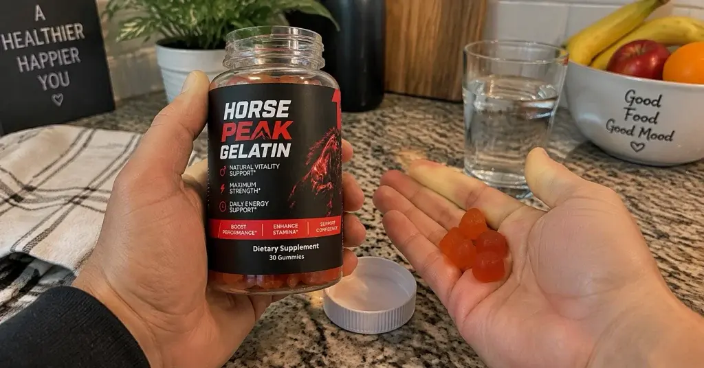 horse peak gelatin in use