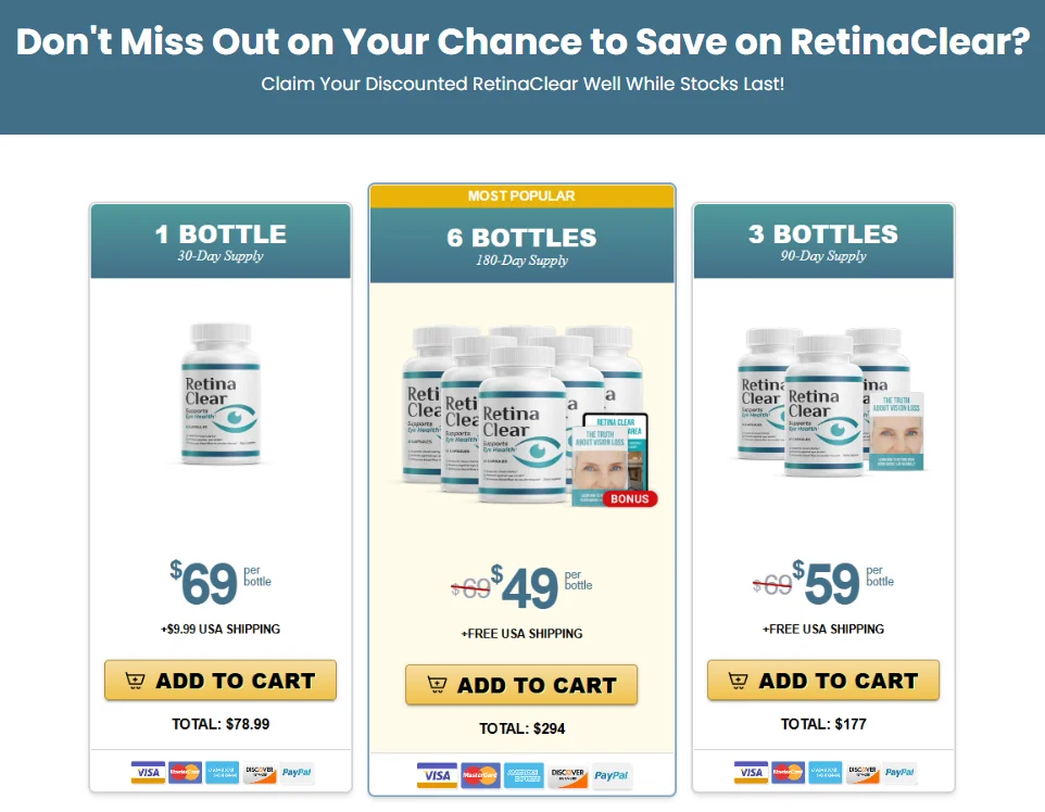 retina clear sales tatics
