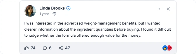 LipoMeltX facebook review
