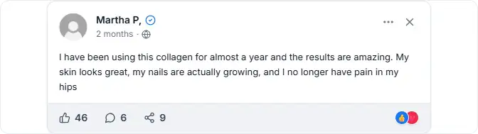 Native Path collagen peptides facebook review