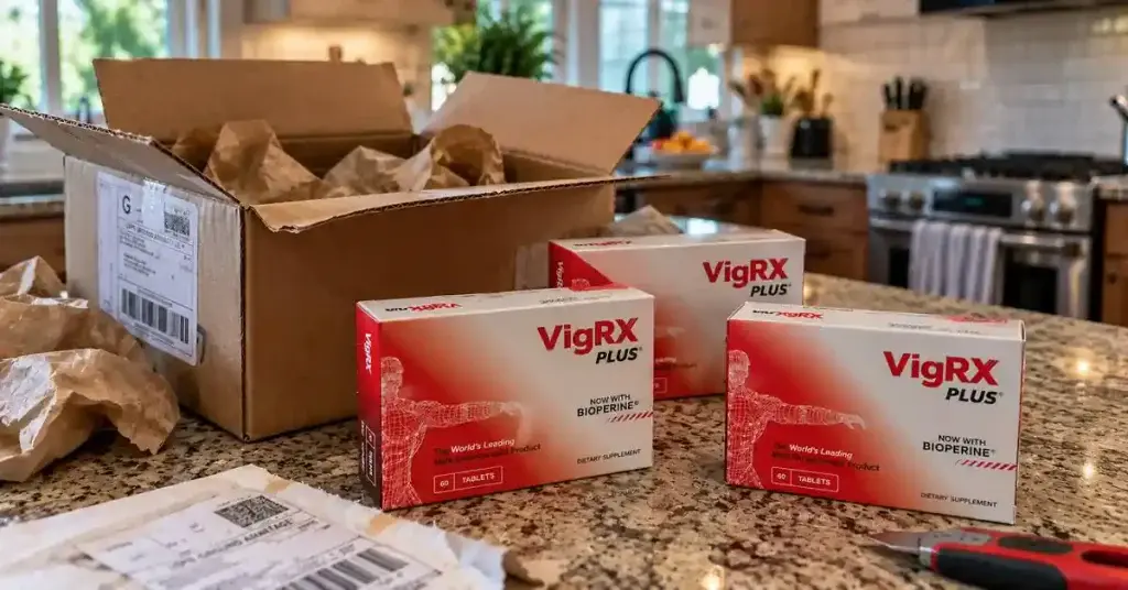 Vigrx plus male enhancement supplement unboxing