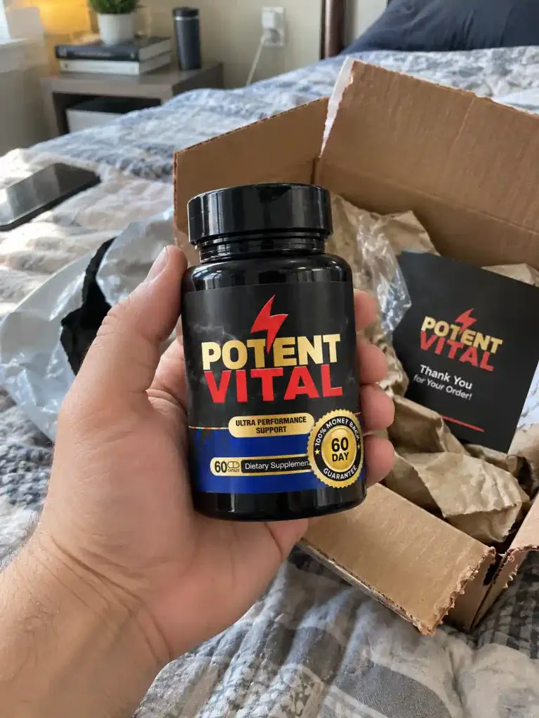 edited Potent Vital Supplement Unboxing