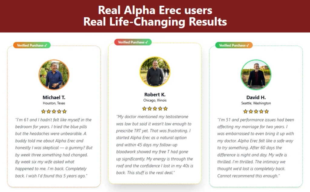 erec alpha fake reviews