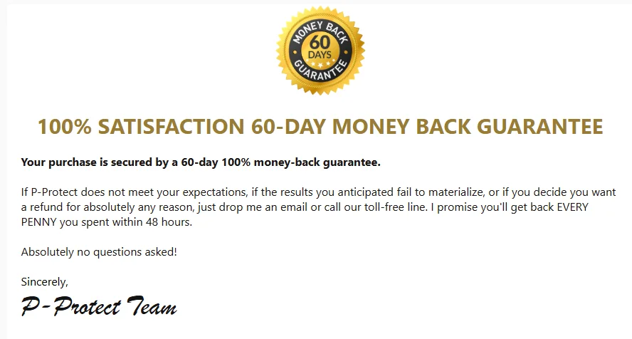 money back gurantee