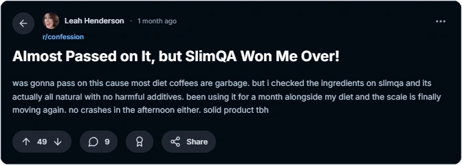 slimqa coffe reddit review