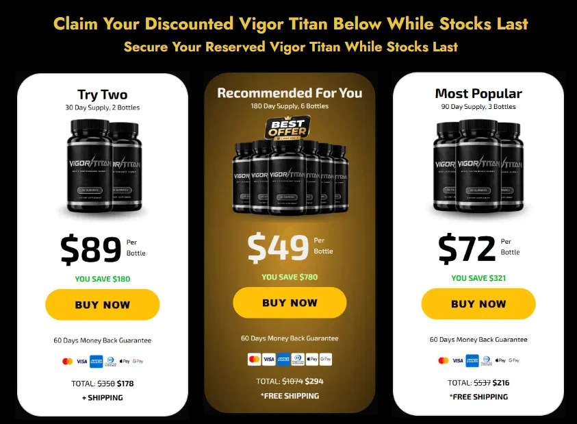 titan vigor sales tatics